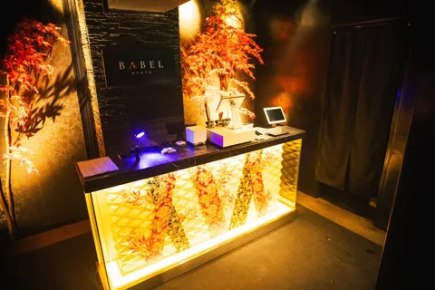 BABELの店内カウンター